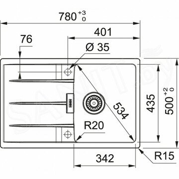 Кухонная мойка Franke CNG 611/211-78