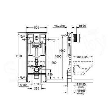 Система инсталляции для унитаза Grohe Rapid SL 38813001