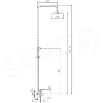 Душевая стойка Haiba HB24806