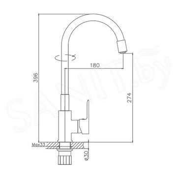 Смеситель для кухонной мойки Haiba HB70112-7