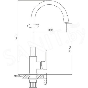 Смеситель для кухонной мойки Haiba HB70113-7