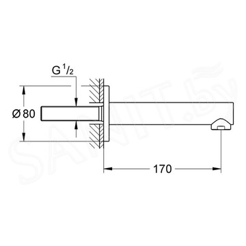 Излив Grohe Concetto 13280001
