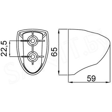 Держатель для душевой лейки Milardo Shower Holder 060CP00M53