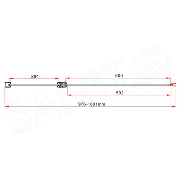 Душевая дверь Vincea Orta VPP-1O100CL / 1O120CL