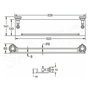 Полка Rose RG1119Q