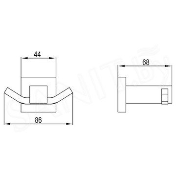 Крючок Timo Selene 10012/00