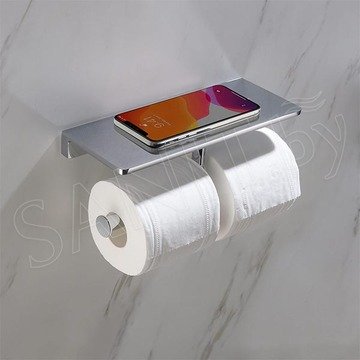 Держатель для туалетной бумаги Timo Selene 10045/00 с полкой для телефона