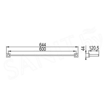 Держатель для полотенец Timo Selene 10056/00