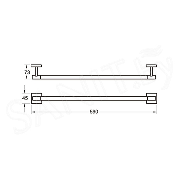 Держатель для полотенец Rose RG3017H