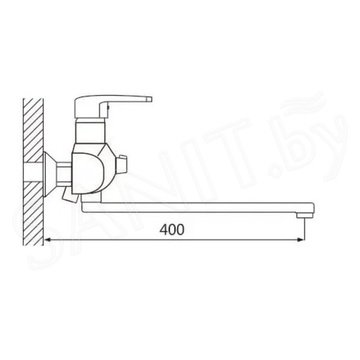 Смеситель для ванны Shevanik S5122