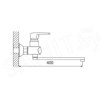 Смеситель для ванны Shevanik S5072