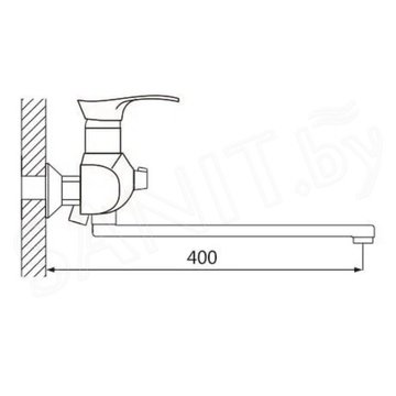 Смеситель для ванны Shevanik S5222