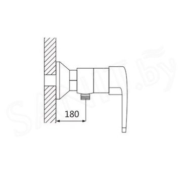 Смеситель для душа Shevanik S5016