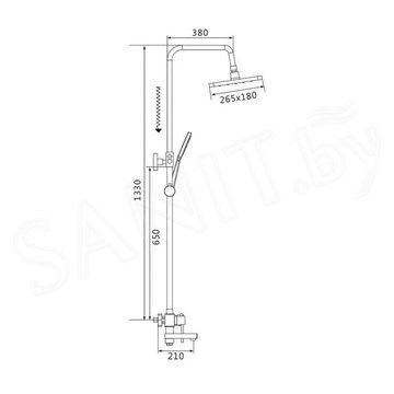 Душевая стойка Shevanik S9536