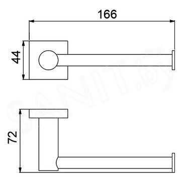 Держатель для туалетной бумаги Timo Selene 12035/03