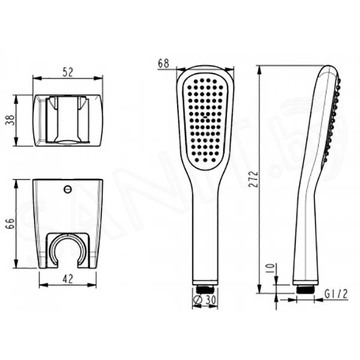 Смеситель для ванны Lemark Ursus LM7251BL