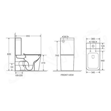 Напольный унитаз WeltWasser Gelbach 001 ST GL-WT