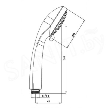 Душевая лейка Lemark LM0223C