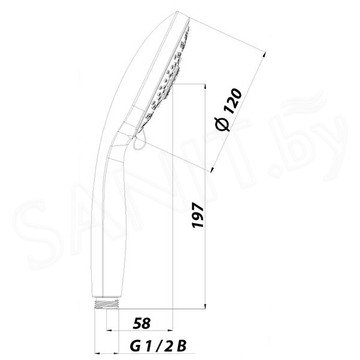 Душевая лейка Lemark LM0315C