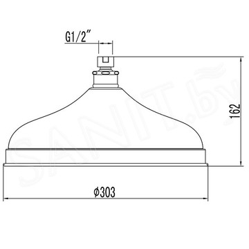 Верхний душ Lemark LM9830G / LM9830B