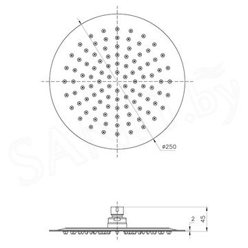 Верхний душ Lemark LM9481S / LM9482S / LM9483S