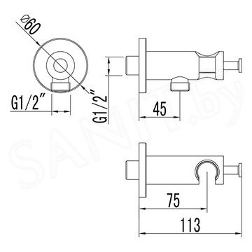 Шланговое подключение Lemark LM1185C