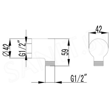 Шланговое подключение Lemark LM3283C