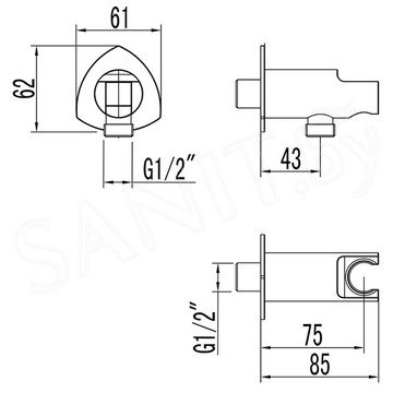 Шланговое подключение Lemark LM3585C