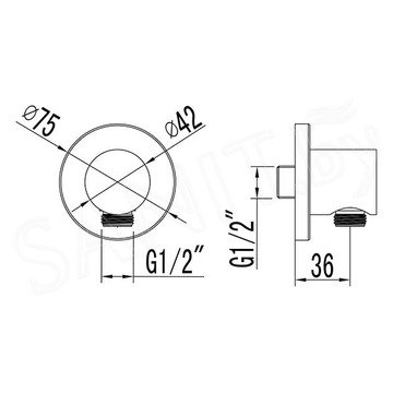 Шланговое подключение Lemark LM4383C