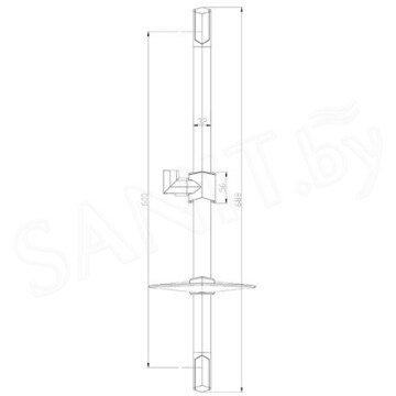 Душевая штанга Lemark LM8066C