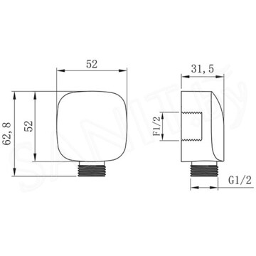 Шланговое подключение Lemark LM8085C