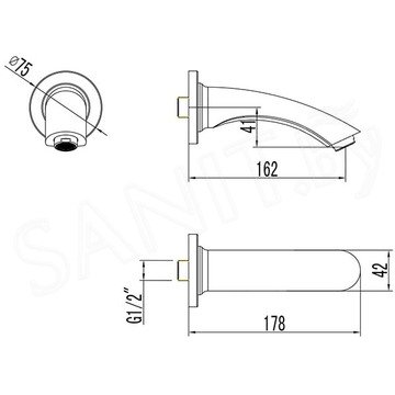 Излив Lemark LM7881C