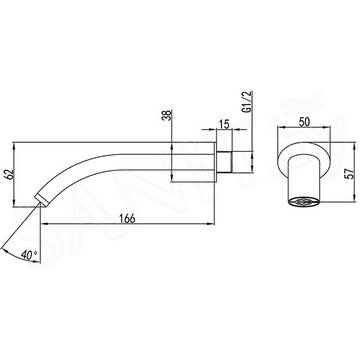 Излив Lemark LM8024C