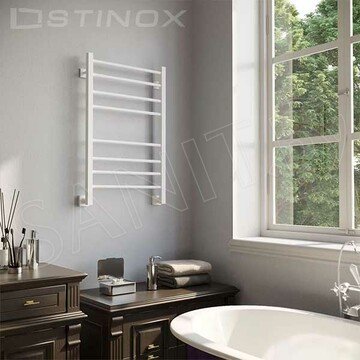 Полотенцесушитель Stinox Classic нижнее подключение белый матовый
