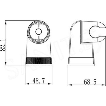 Держатель для душевой лейки Lemark LM8009C