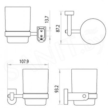 Стакан Lemark LM3136C