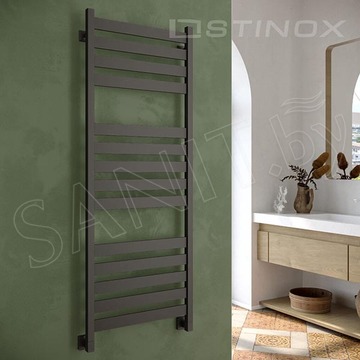 Полотенцесушитель Stinox San Remo Luxe нижнее подключение черный матовый