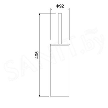 Ершик для унитаза Timo Saona 13161/17