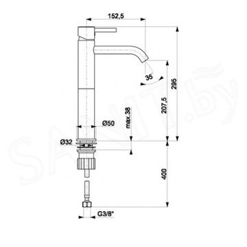 Смеситель для умывальника Armatura Neda 5822-612-00