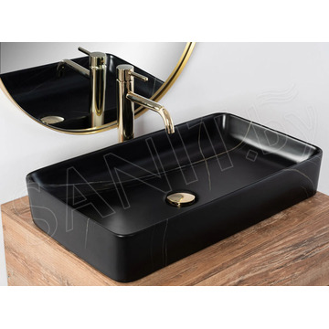 Умывальник Rea Denis Black Stone REA-U6510