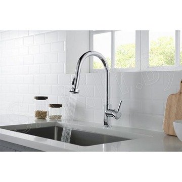 Смеситель для кухонной мойки Timo Saona 2316/00FL с выдвижным изливом