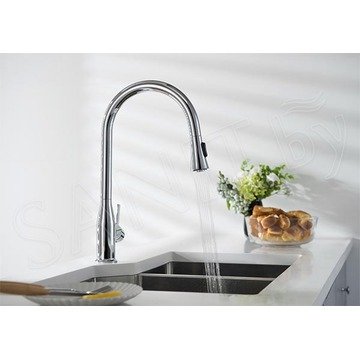 Смеситель для кухонной мойки Timo Saona 2336/00FL с выдвижным изливом