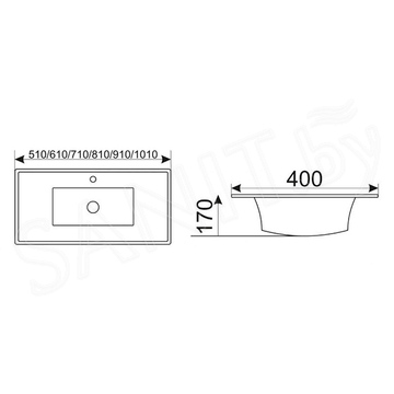 Умывальник Gid NYJ803