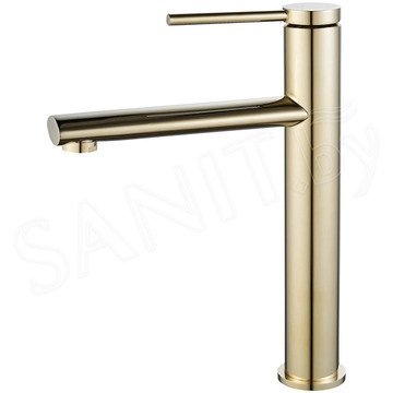 Смеситель для умывальника Rea Oval Gold REA-B6513