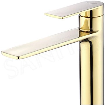 Смеситель для умывальника Rea Storm Gold REA-B9981
