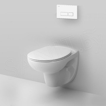 Комплект инсталляции AM.PM Pro IS47001.741700 с кнопкой Pro S и подвесным унитазом Sense