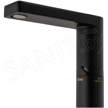 Смеситель для умывальника Rea Amar LCD Black Matt