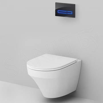 Комплект инсталляции AM.PM Pro IS450A38.501700 с кнопкой Touchless Pro и подвесным унитазом Inspire FlashClean