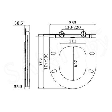 Подвесной унитаз AM.PM Spirit V2.0 FlashClean C701700WH