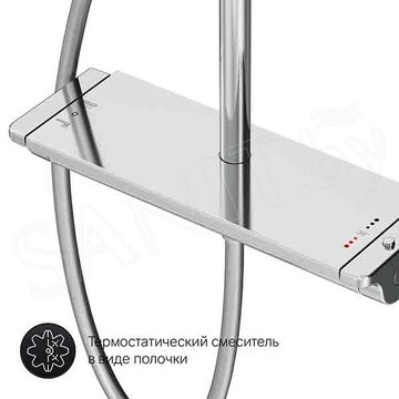 Душевая стойка AM.PM Spirit V2.0 F0770A400 термостатическая